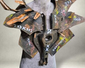 Wasteland Scrap Armor – Handcrafted Post-Apocalyptic Steel Chest Armor