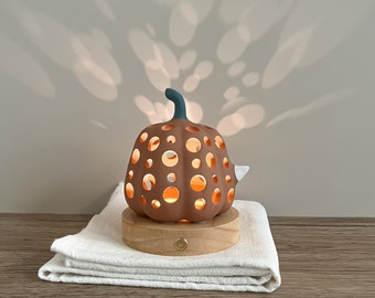 Cute Night Light, Ceramic Table Lamp, Decorative Lamp For Bedroom, Bedside Lamp, Farm Decor Lover Gift, Baby Night Light, Unique Gift