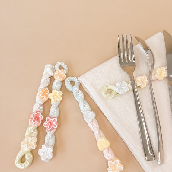 Kawaii Cutlery Rest, Chopstick Rest, Handmade Tableware Holder, Cute Home Decor, Birthday Gift For Sister, Housewarming Gift For Friends