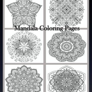 26 Mandala Coloring Pages