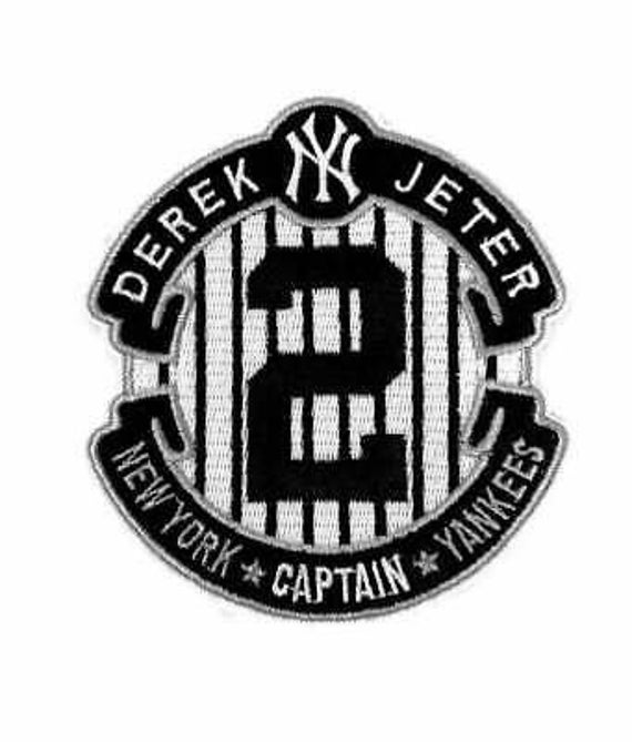 New York Yankees Derek Jeter 2 Jersey Iron on Patch 4 X 