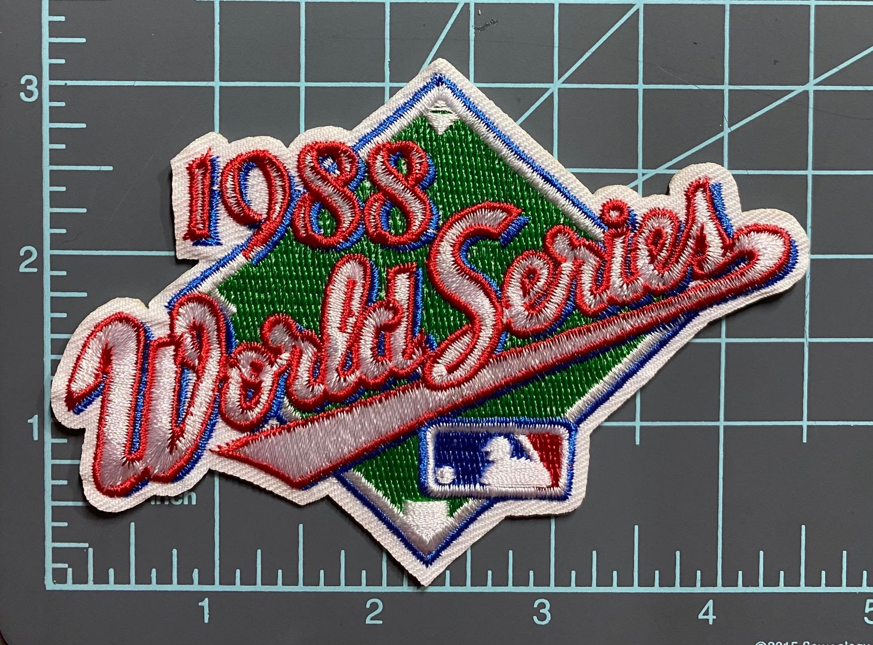 Majestic Los Angeles Dodgers STEVE SAX 1988 World Series Baseball Jers –