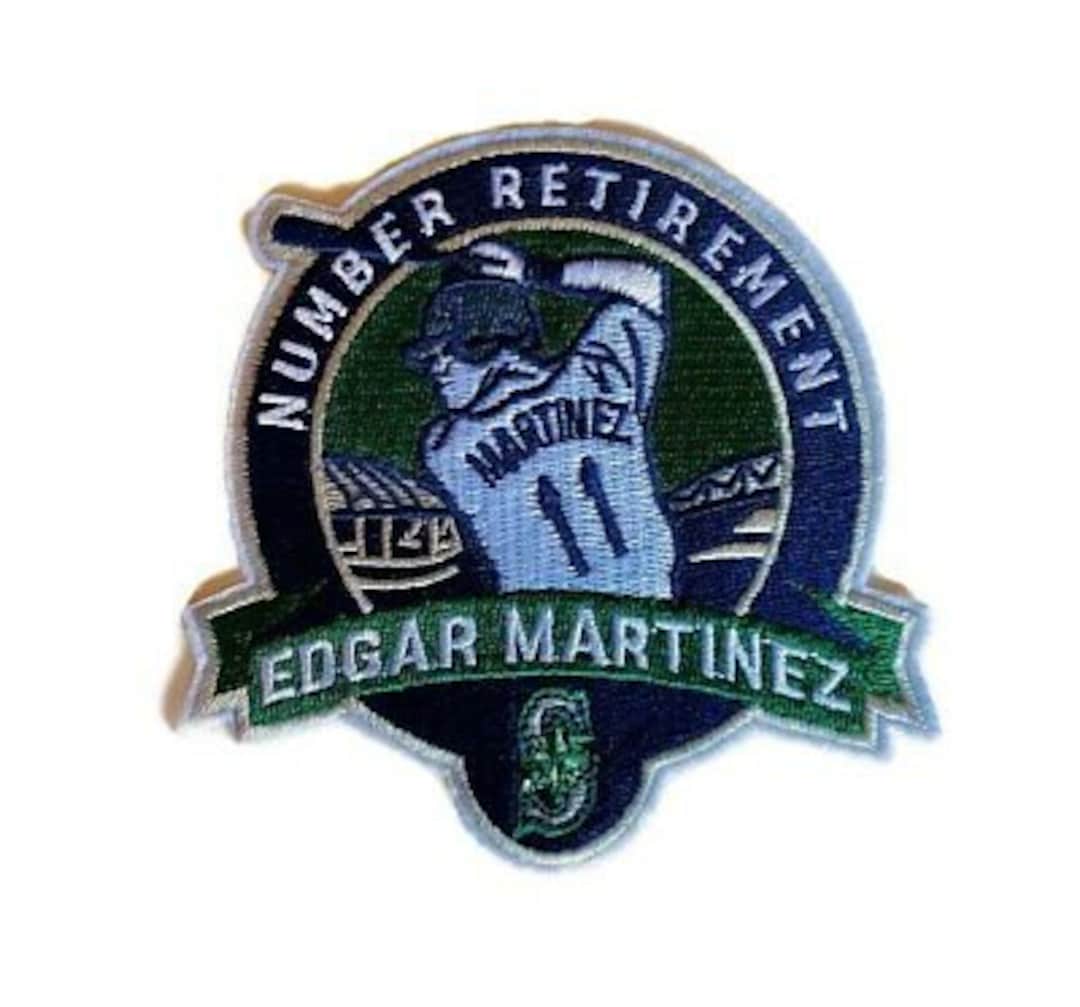 Edgar Martinez 11 Retirement Iron on Patch 4 X 