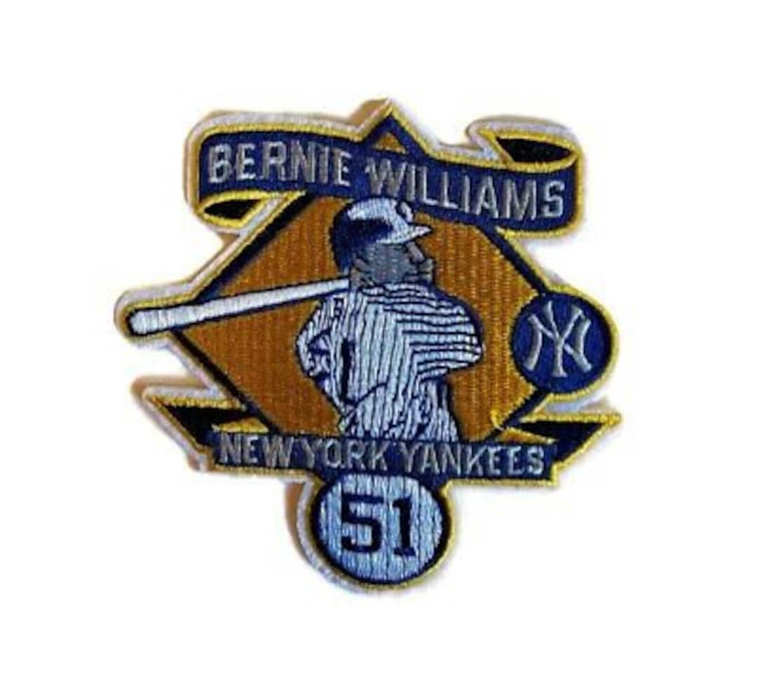 Bernie Williams New York Yankees 51 Retirement Iron on Patch 