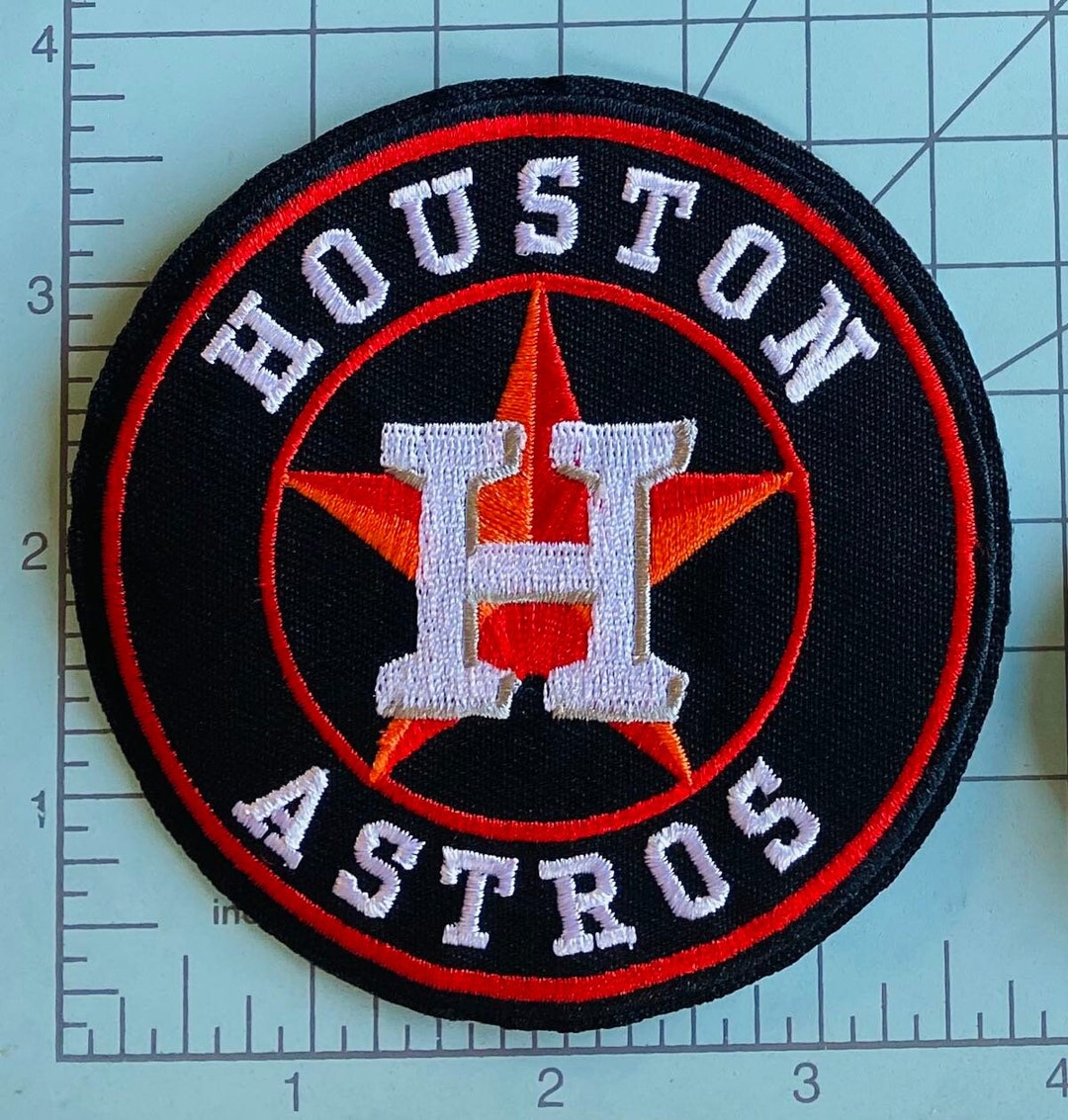 Houston Astros Iron on Patches Set Round Logo Design 4 X 4 Etsy
