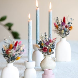 Spring Jewel Mini Bouquet l Bud Vase Mini Bouquet l Wedding Table Arrangements l Dried Flower Mini Bouquet
