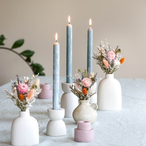 strawflower Mini Bouquet l Bud Vase Mini Bouquet l Wedding Table Arrangements l Dried Flower Mini Bouquet