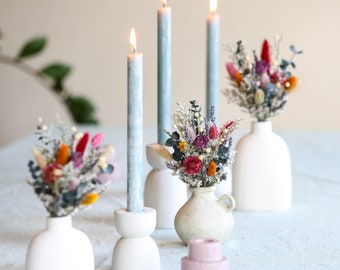 Spring Jewel Mini Bouquet l Bud Vase Mini Bouquet l Wedding Table Arrangements l Dried Flower Mini Bouquet