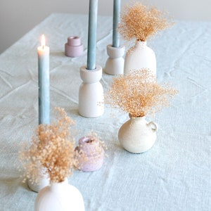 Baby Breath Mini Bouquet l Bud Vase Mini Bouquet l Wedding Table Arrangements l Dried Flower Mini Bouquet