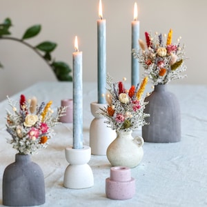 Whimsical Mini Bouquet l Bud Vase Mini Bouquet l Wedding Table Arrangements l Dried Flower Mini Bouquet