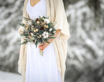 Winter Boho Bouquet l Dried Flowers Bridal Bouquet l Wedding Bouquet