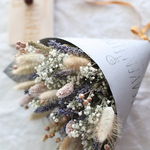 Lavender bouquet l Dried flower bouquet l Wedding bouquet l Gift bouquet