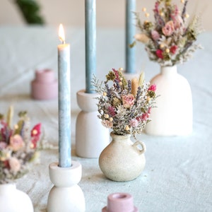 Lavender Pink Mini Bouquet l Bud Vase Mini Bouquet l Wedding Table Arrangements l Dried Flower Mini Bouquet