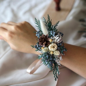 Winter Boho Bouquet l Dried Flowers Bridal Bouquet l Wedding Bouquet image 8