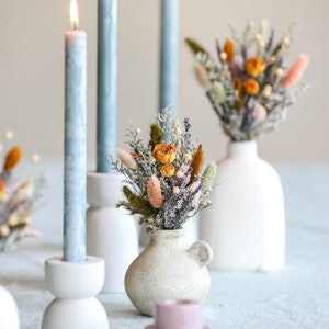 Yellow Boho Mini Bouquet l Bud Vase Mini Bouquet l Wedding Table Arrangements l Dried Flower Mini Bouquet