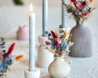 Jewel Boho Mini Bouquet l Bud Vase Mini Bouquet l Wedding Table Arrangements l Dried Flower Mini Bouquet