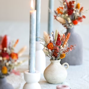 Burnt Orange Boho Mini Bouquet l Bud Vase Mini Bouquet l Wedding Table Arrangements l Dried Flower Mini Bouquet