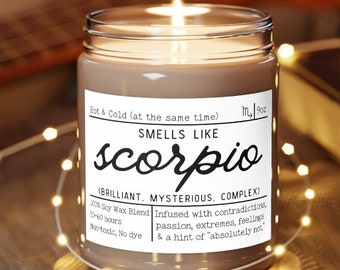 Scorpio Candle | Etsy