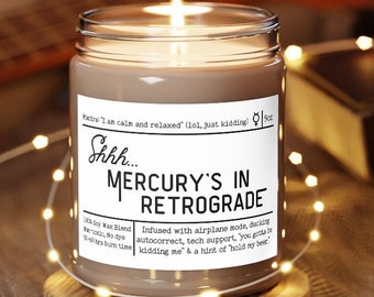 Mercury Retrograde Candle - Mercury Retrograde Humor
