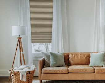 MOOD Custom Top Down Bottom Up Cellular Shades, Blackout