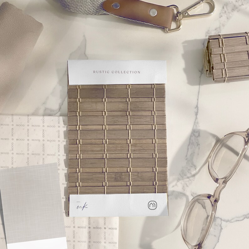 MOOD Top Down Bottom up Bamboo Roman Shades Rustic Collection Etsy