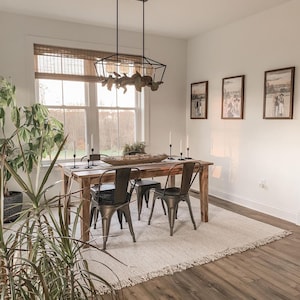MOOD Cordless Bamboo Roman Shades, Modern Wood Collection