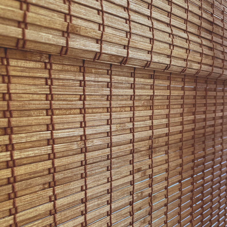 MOOD Top Down Bottom up Bamboo Roman Shades Rustic Collection Etsy