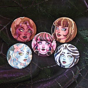 Monster Ghouls Buttons