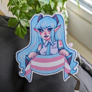 Hatsune Miku LGTBQ+ Pride Glossy Stickers