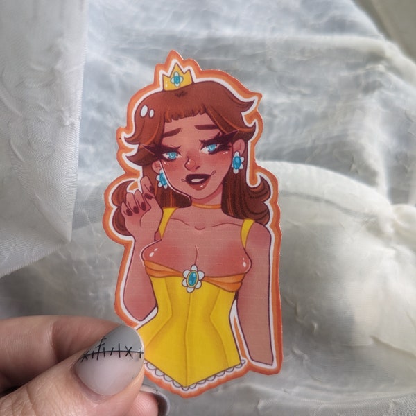 Daisy Corset Babe Sticker