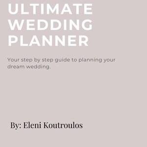 The Ultimate Wedding Planner