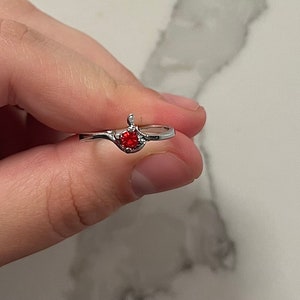 Silver Ring With Gemstones
