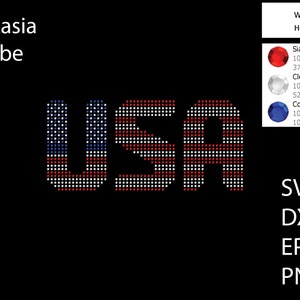 VS Strass sjabloon SVG | DXf | EPS-Cricut, silhouet | (1502)