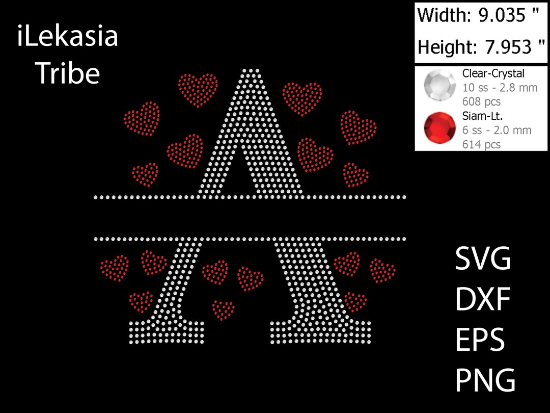 Aa Rhinestone Svg Alphabet A Rhinestone Template SVG | Dxf |EPS Cricut, Silhouette ...