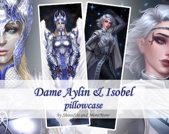 Dame Aylin and Isobel Baldur&#39;s Gate 3 Body Pillow Dakimakura pillowcase Fan Art made
