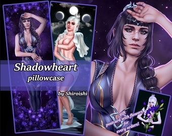 Shadowheart Baldur&#39;s Gate 3 Body Pillow Dakimakura pillowcase Fan Art made