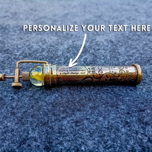 Personalised Brass Kaleidoscope with Marble Scope, Collectible Decor, Handcrafted Vintage Kaleidoscope, , Gift Kaleidoscopes