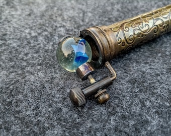 Handmade Brass Marble Scope Kaleidoscope: Collectible Gift