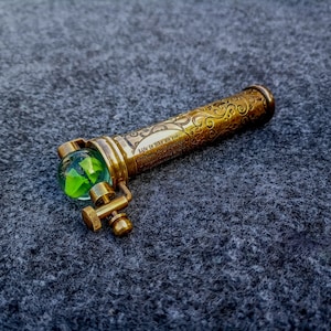Marble Scope Kaleidoscope Handmade Brass Kaleidoscope for Gift Custom Kaleidoscope Decor and Unique Gifts for Kids and Adults, Handmade Gift