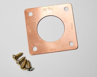 Solid Copper Predator Guard for Birdhouse | 3 size choices: Wrens, Chickadees, Nuthatches, Bluebirds, etc.