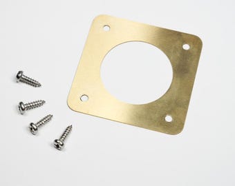 Solid Brass Predator Guard for Birdhouse | 3 size choices: Wrens, Chickadees, Nuthatches, Bluebirds and more