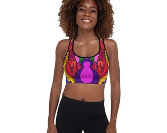 D 4 Padded Sports Bra