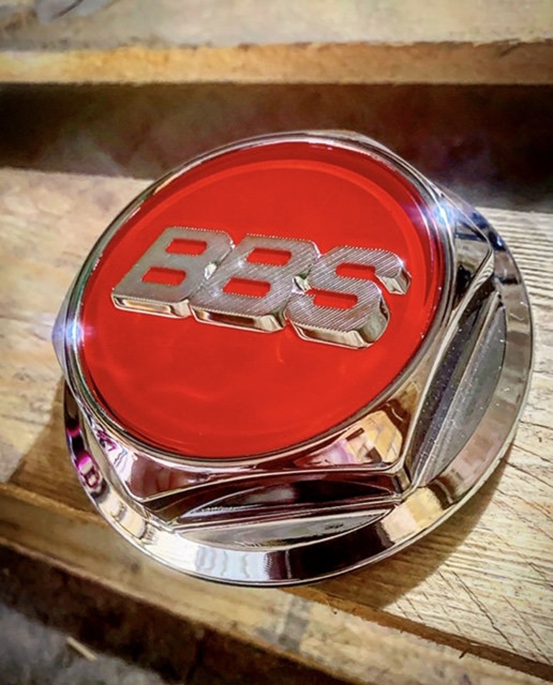 Lenso BSX BBS RS Style Centre Caps Conversion Kit Red / Silver Etsy