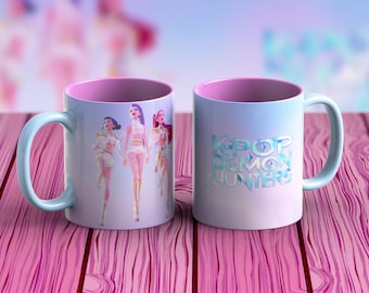 K-pop Mug Templates - Demon Hunters Mug - Sublimation Template