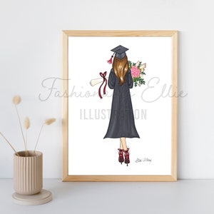 Class of 2022 Graduation (Fashion Illustration Print)