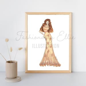 Layers Dress (Fashion Illustration Print)
