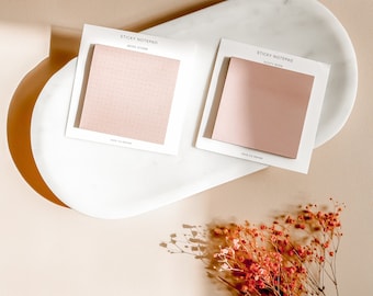 Aesthetic Square Sticky Notepad | Dotted sticky note | Dotted Sticky Notes |Minimal Stationery | notepad | Posit notepad| Functional