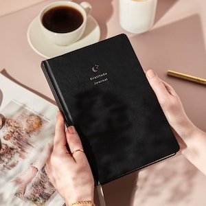 Daily gratitude journal | mindfulness journal | wellness journal | self care journal | morning evening journal |Mindful Gift