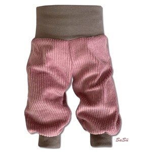 Pumphose Baby Kind Breitcord Alt Rosa / Beige Gr. 62 122 Cord Kinder Junge Mädchen Bild 1