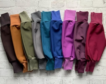 Softshell Hose  Schlupfhose Fleece * Regenabweisend * Handmade * Uni * Kinder * Pumphose * Softshellhose Farbe wählbar NEU Bestseller